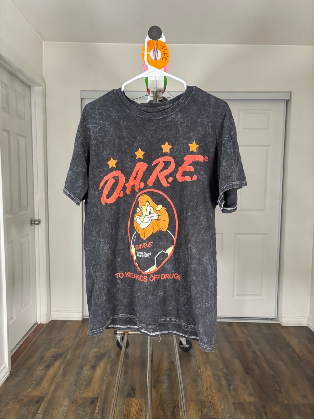 D.A.R.E. Short Sleeve Graphic Tee in Black